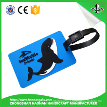 New Promotional Gifts Customized Logo Soft PVC Luggage Tag